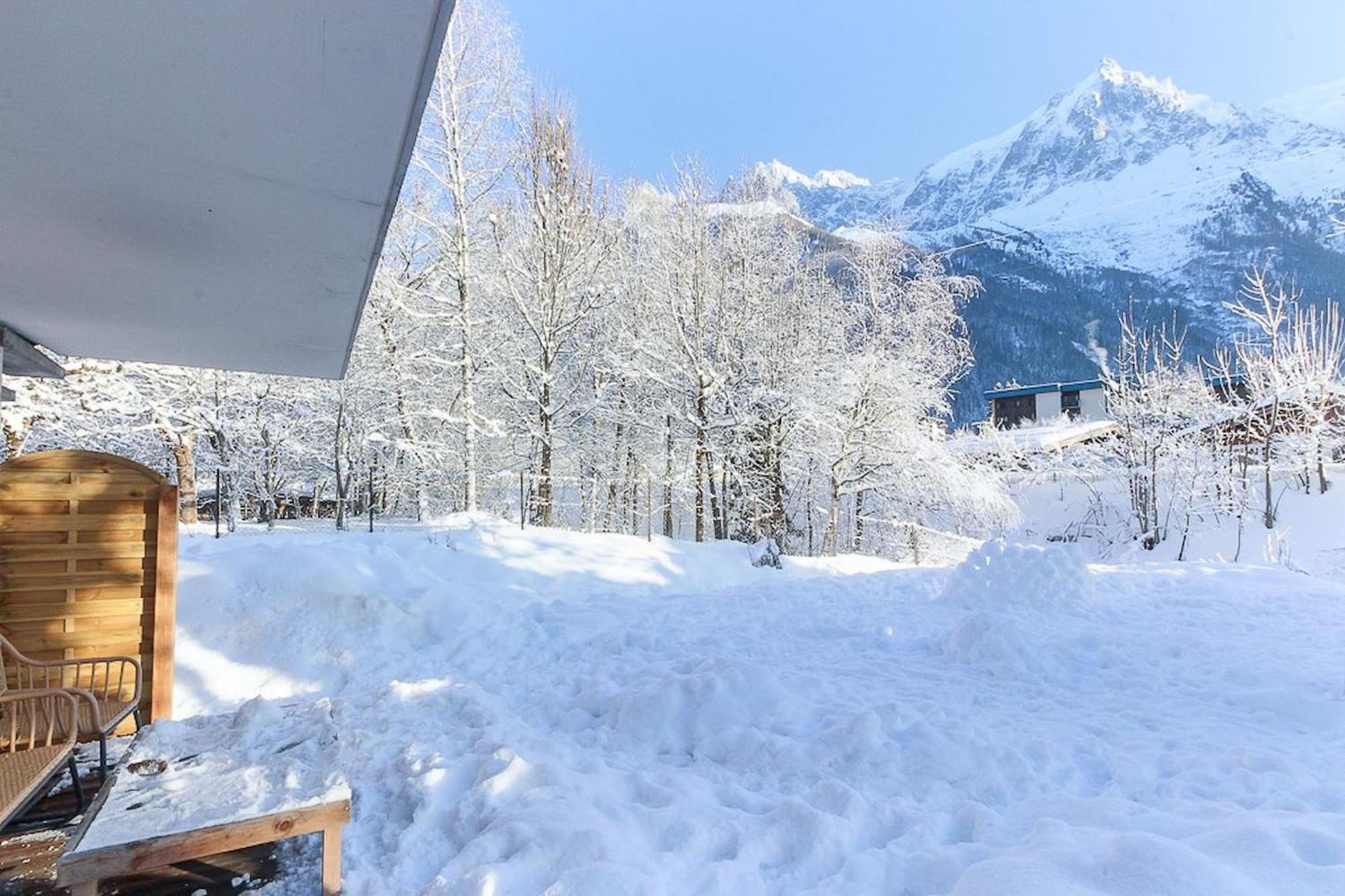 Appartamento Les Fleurs de Cham Étage Principal Chamonix Esterno foto